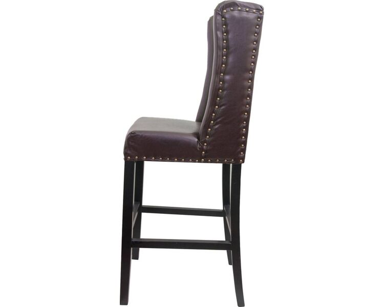 Купить Барный стул Skipton PU коричневый, черный, Цвет: коричневый, фото 3