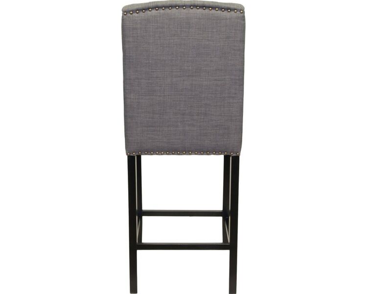 Купить Барный стул Skipton серый, черный, Цвет: серый, фото 4