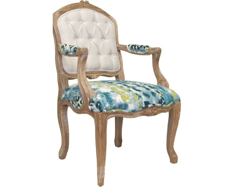Купить Стул-кресло Mones голубой, натуральный, Цвет: голубой