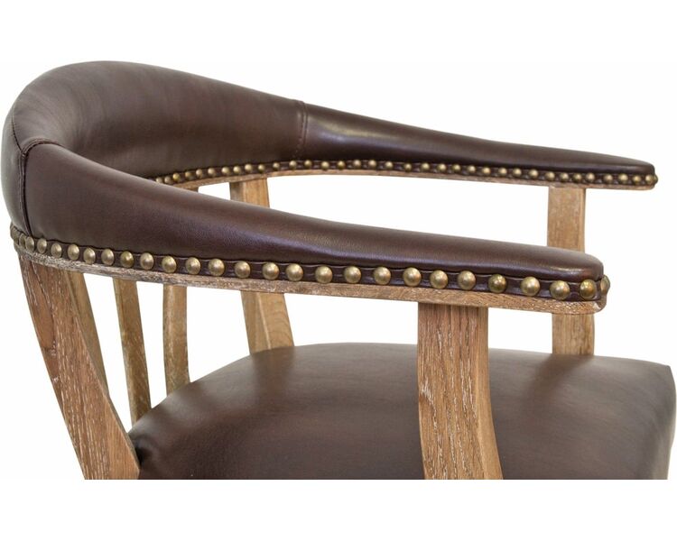Купить Стул-кресло Tanner коричневый, натуральный, Цвет: коричневый, фото 5