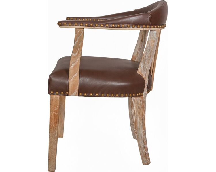 Купить Стул-кресло Tanner leather коричневый, натуральный, Цвет: коричневый, фото 3