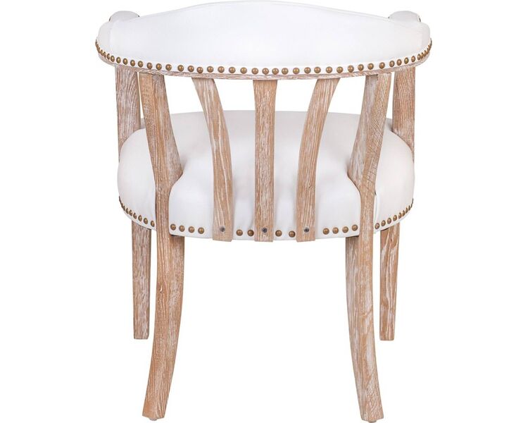 Купить Стул-кресло Tanner white leather белый, натуральный, Цвет: белый, фото 5