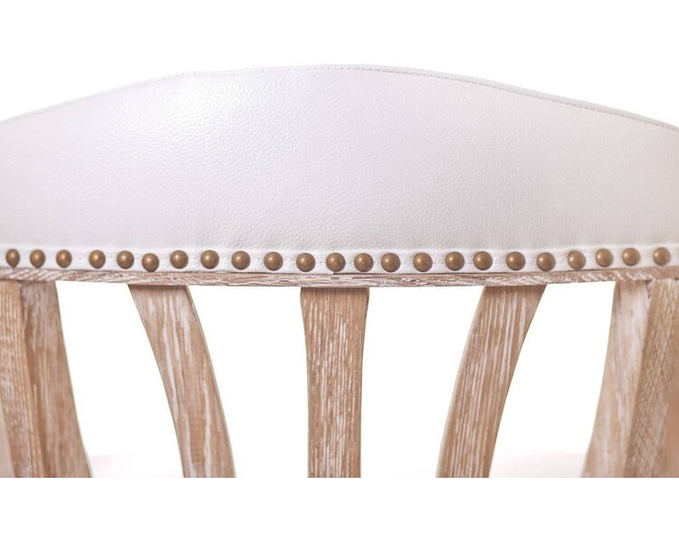 Купить Стул-кресло Tanner white leather белый, натуральный, Цвет: белый, фото 7