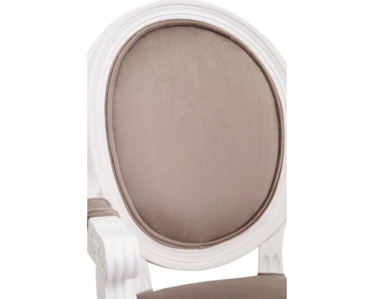 Купить Стул-кресло Volker arm white коричневый, белый, Цвет: коричневый, фото 6