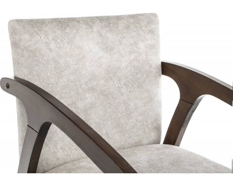 Купить Стул-кресло Lono серый, темное дерево, Цвет: серый, фото 3