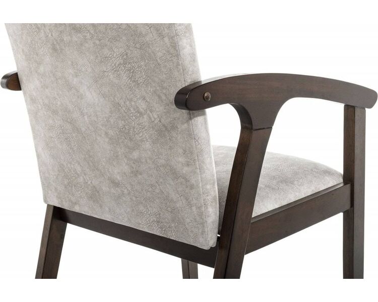 Купить Стул-кресло Lono серый, темное дерево, Цвет: серый, фото 7