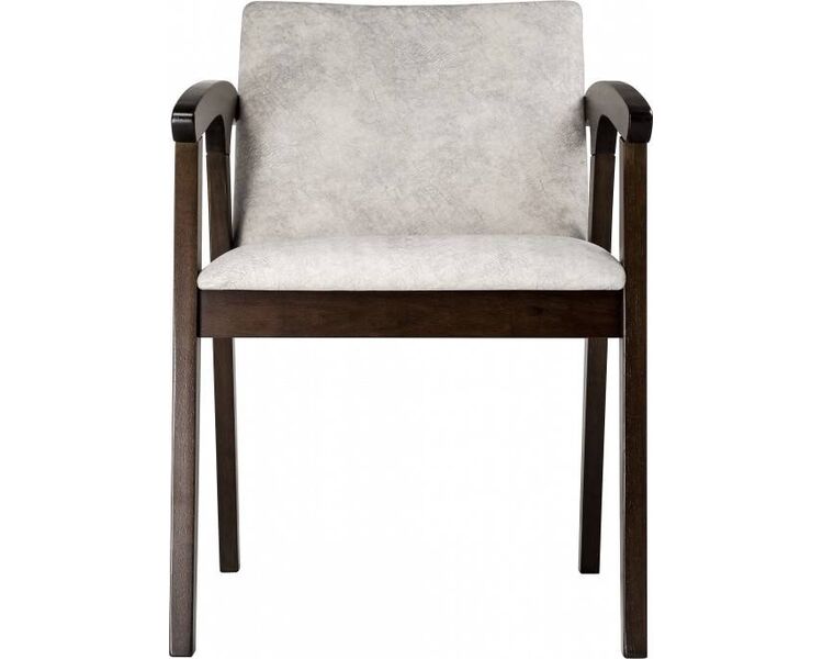 Купить Стул-кресло Lono серый, темное дерево, Цвет: серый, фото 9