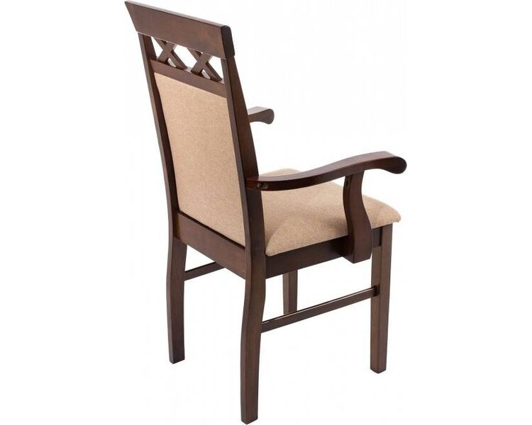 Купить Стул-кресло Mango бежевый, темный дуб, Цвет: бежевый, фото 4