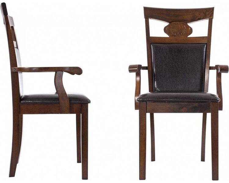 Купить Стул-кресло Luiza коричневый, ореховый, Цвет: коричневый, фото 9