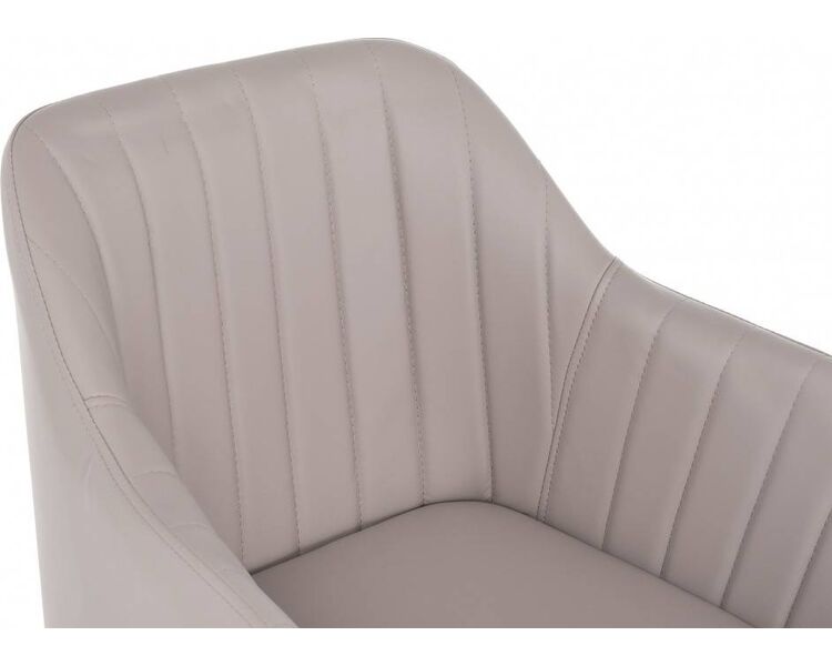 Купить Стул-кресло Mody светло-серый, хромированный , Цвет: светло-серый, фото 3