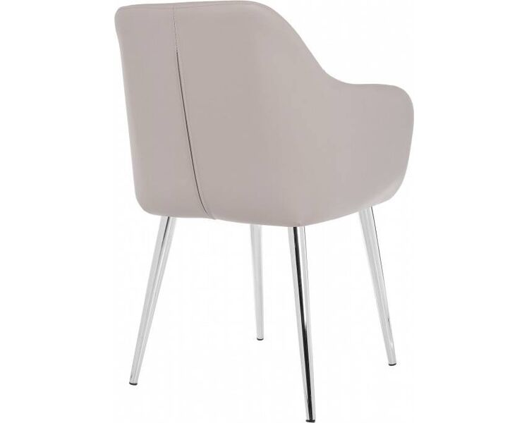 Купить Стул-кресло Mody светло-серый, хромированный , Цвет: светло-серый, фото 9