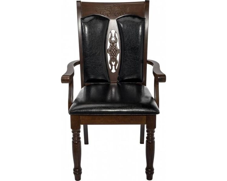 Купить Стул-кресло Gala черный, темный дуб, Цвет: черный, фото 2