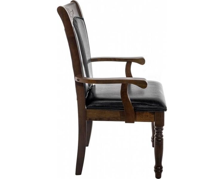 Купить Стул-кресло Gala черный, темный дуб, Цвет: черный, фото 3