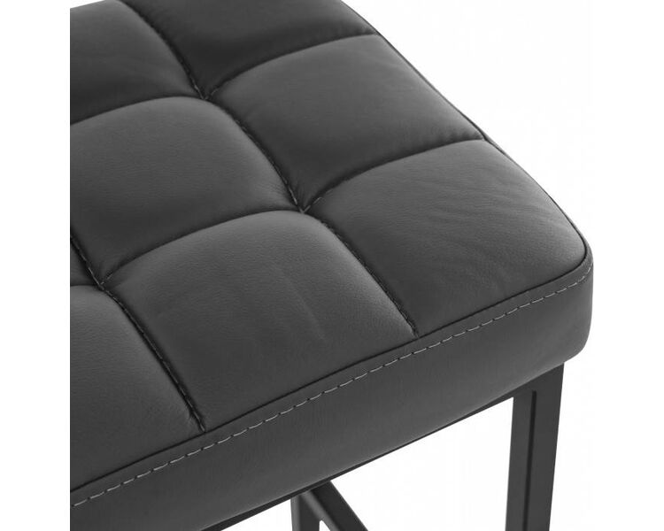Купить Барный стул Лофт велюр темно-серый, черный, фото 3