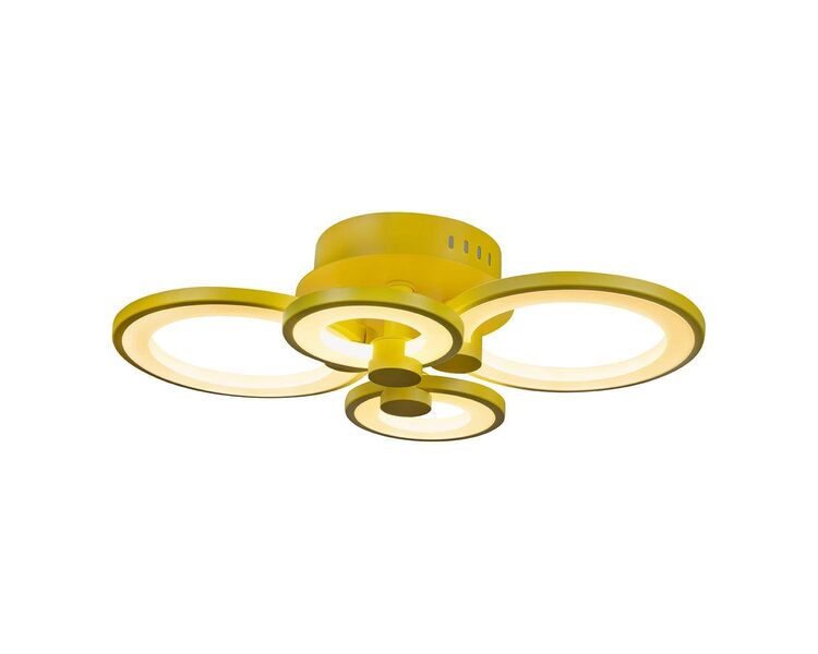 Купить Потолочная светодиодная люстра iLedex Ring A001/4 Yellow, фото 3