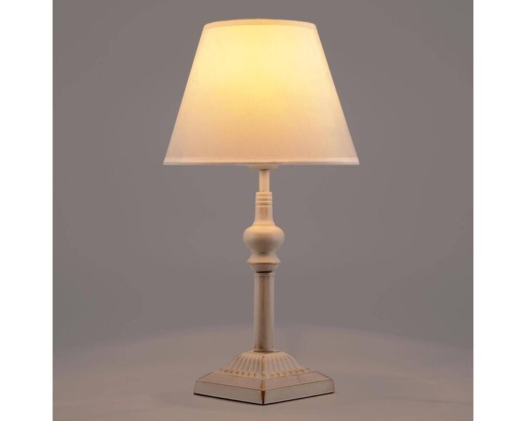 Купить Настольная лампа Eurosvet 01061/1 белый с золотом, фото 3