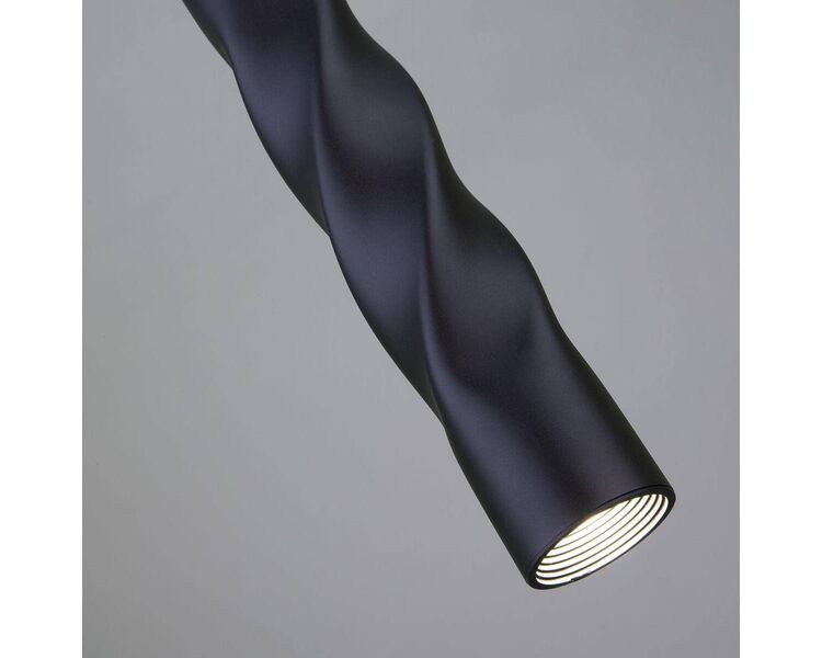 Купить Подвесной светодиодный светильник Eurosvet Scroll 50136/1 LED черный, фото 3