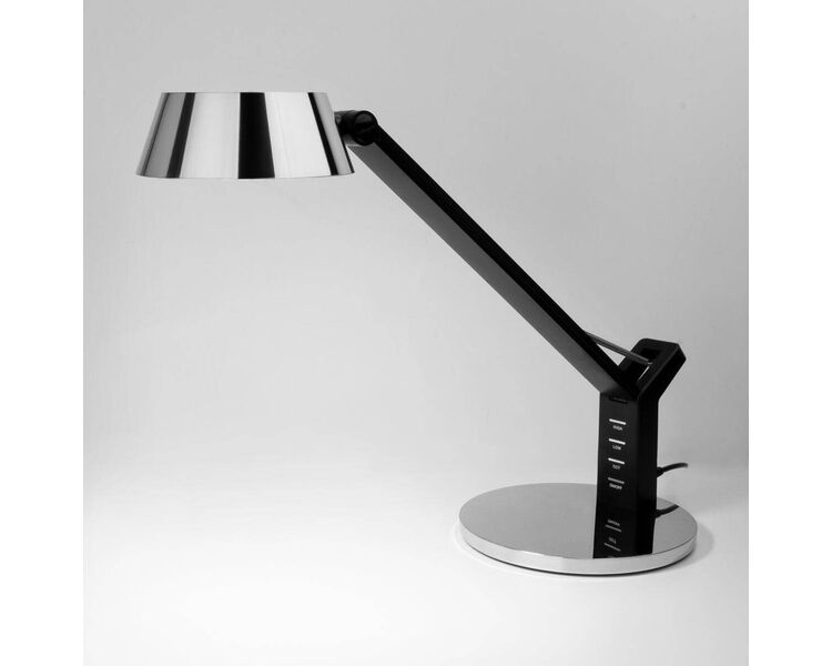 Купить Настольная лампа Eurosvet Slink 80426/1 черный/серебро