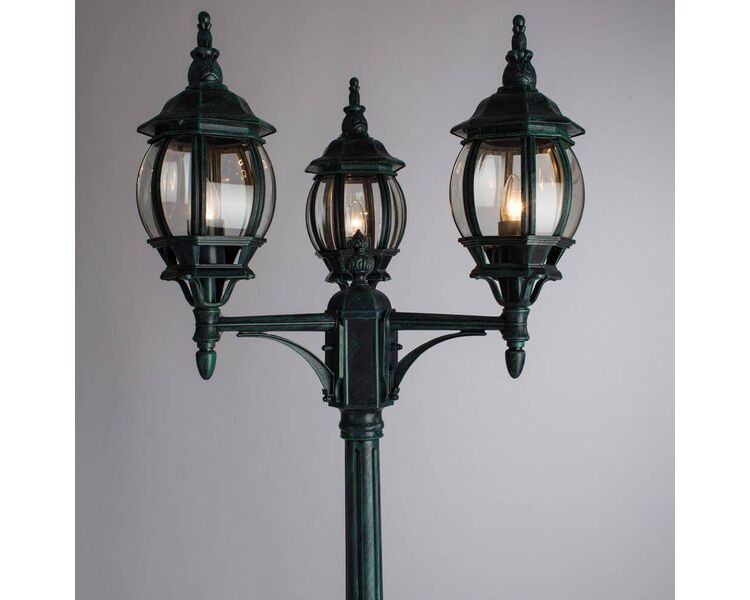 Купить Садово-парковый светильник Arte Lamp Atlanta A1047PA-3BG, фото 3