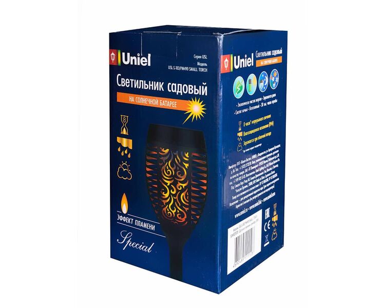 Купить Светильник на солнечных батареях Uniel Фонари USL-S-183/PM490 Small Torch UL-00004281, фото 3