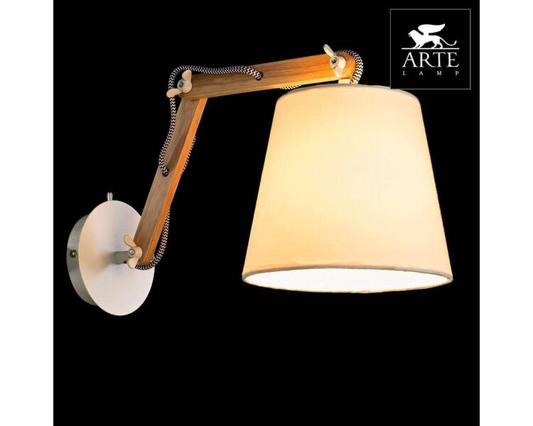 Купить Спот Arte Lamp Pinoccio A5700AP-1WH, фото 2