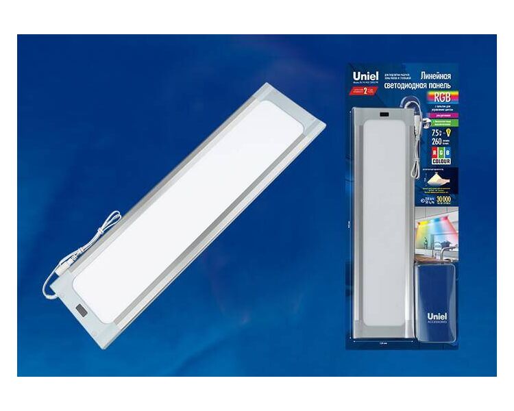 Купить Мебельный светодиодный светильник Uniel ULI-F42-7,5W/RGB/RC/DIM Sensor IP20 Silver UL-00003038, фото 2