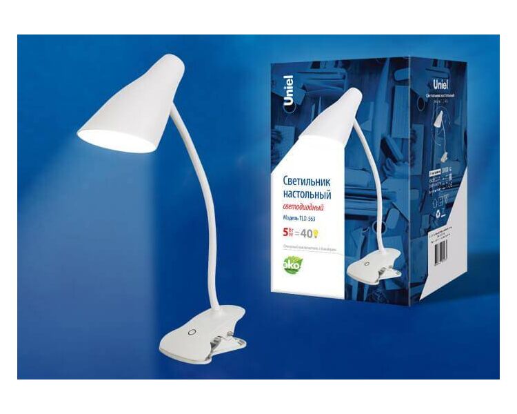 Купить Настольная лампа Uniel TLD-563 White/LED/360Lm/4500K/Dimmer UL-00004465, фото 2