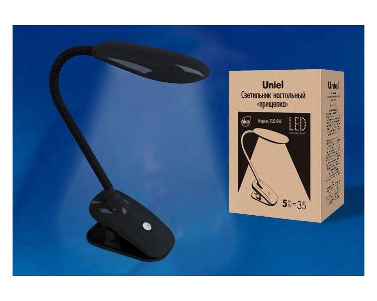 Купить Настольная лампа Uniel TLD-546 Black/LED/350Lm/4500K UL-00002233, фото 2