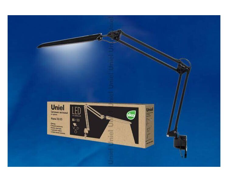 Купить Настольная лампа Uniel TLD-524 Black/LED/500Lm/4500K/Dimmer 10608, фото 2