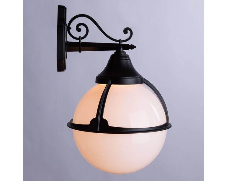 Купить Уличный настенный светильник Arte Lamp Monaco A1492AL-1BK, фото 3