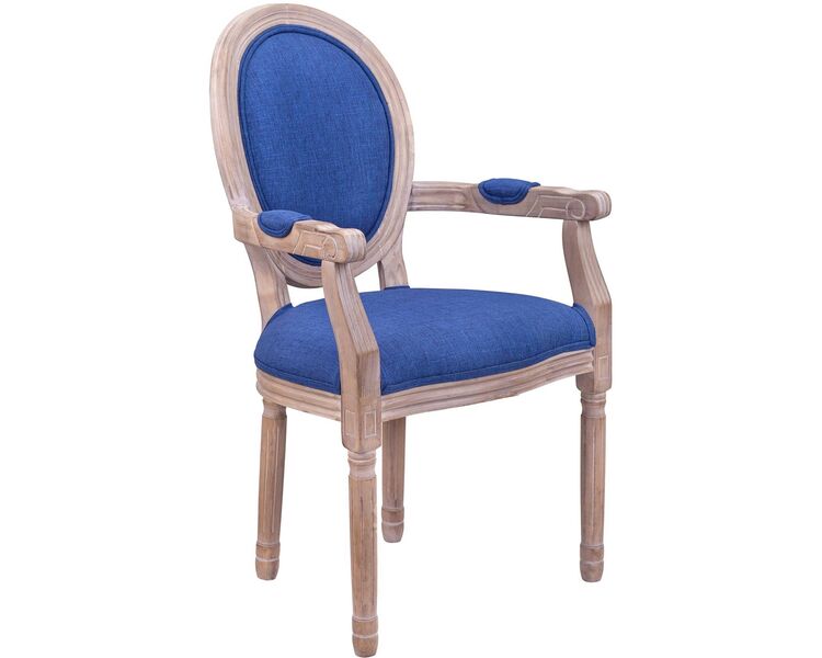 Купить Стул-кресло Volker arm фиолетовый, натуральный, Цвет: фиолетовый