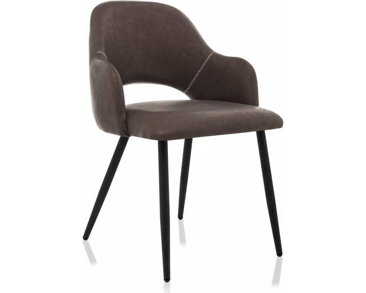 Купить Стул-кресло Konor коричневый, черный, Цвет: коричневый