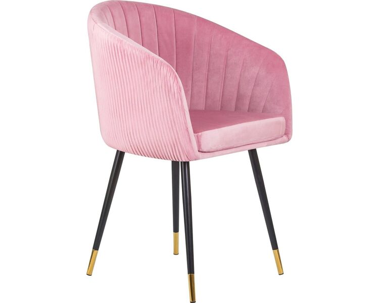 Купить Стул-кресло 7305 розовый, черный, Цвет: розовый