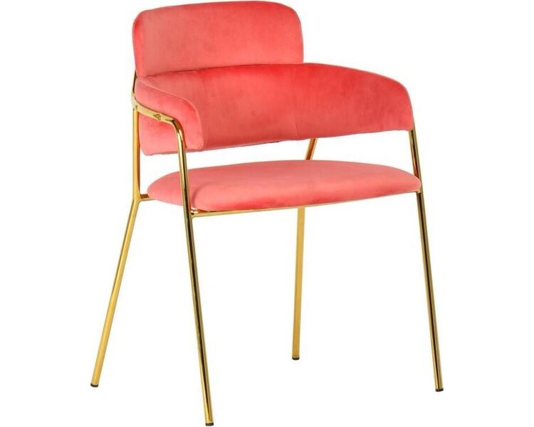 Купить Стул-кресло Napoli золото розовый, золотой, Цвет: розовый