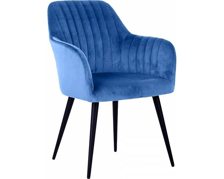 Купить Стул-кресло Lexi синий, черный, Цвет: синий