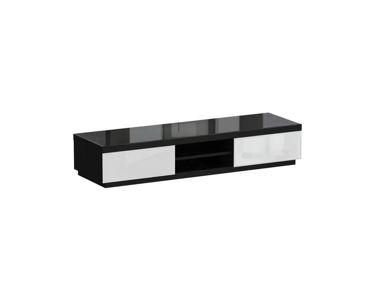 Купить Тумба для ТВ Kristal под ТВ с ящиками (2 шт.) черный, Варианты цвета: черно-белый