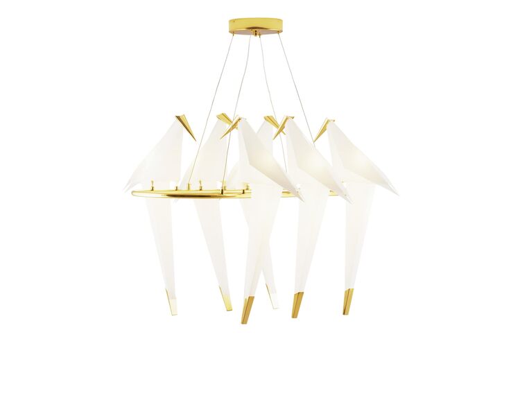 Купить Подвесной светодиодный светильник Moderli V3073-6PL origami Birds 6*LED*6W