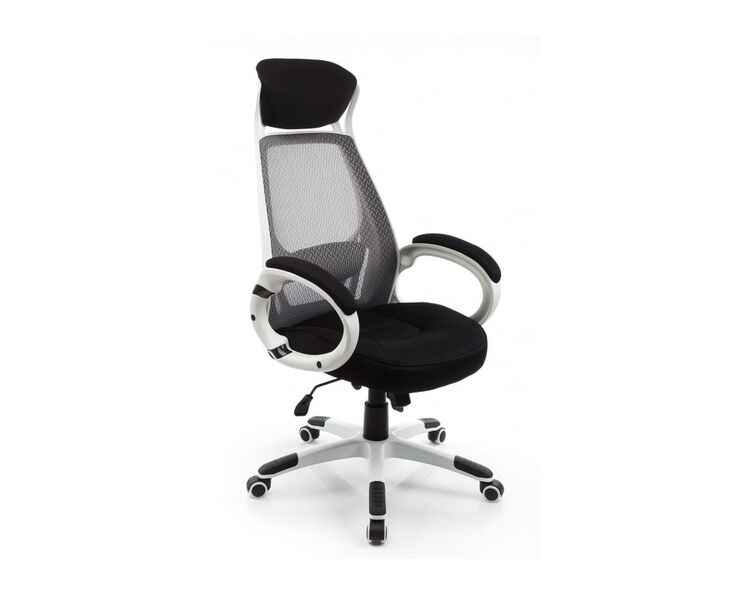 Купить Компьютерное кресло Burgos черный, белый, Цвет: белый
