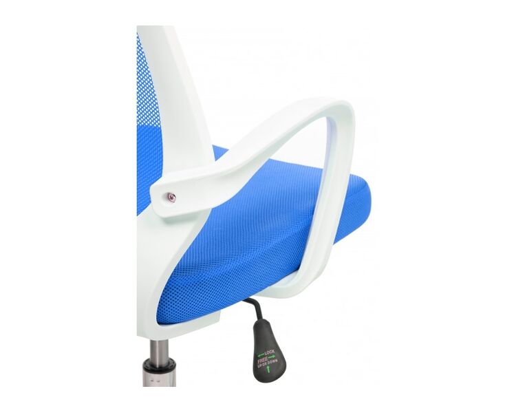 Купить Компьютерное кресло Ergoplus бежевый, хром, Цвет: синий, фото 8
