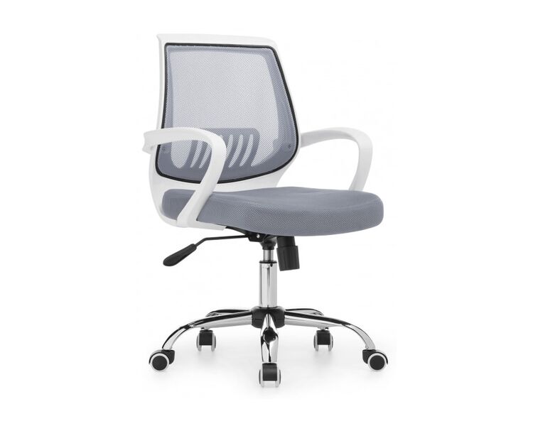 Купить Компьютерное кресло Ergoplus серый, хром, Цвет: серый