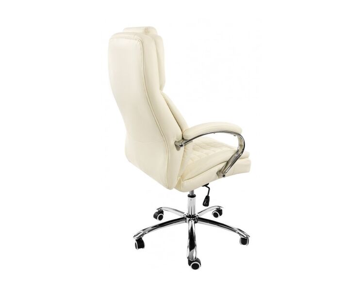 Купить Компьютерное кресло Herd белый, хром, Цвет: бежевый, фото 4