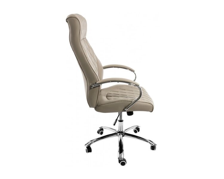 Купить Компьютерное кресло Monte бежевый, хром, Цвет: серый, фото 3