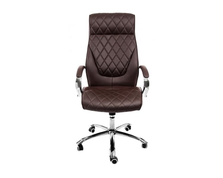Купить Компьютерное кресло Monte коричневый, хром, Цвет: коричневый, фото 2