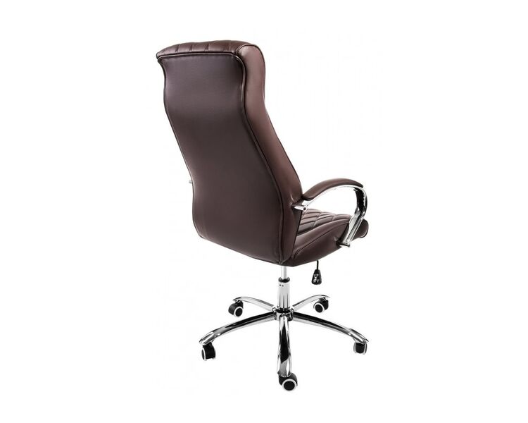 Купить Компьютерное кресло Monte коричневый, хром, Цвет: коричневый, фото 3