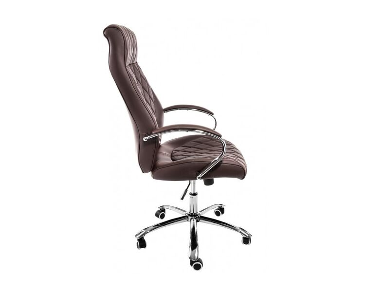 Купить Компьютерное кресло Monte коричневый, хром, Цвет: коричневый, фото 4