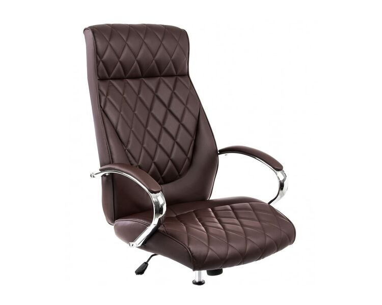 Купить Компьютерное кресло Monte коричневый, хром, Цвет: коричневый, фото 5