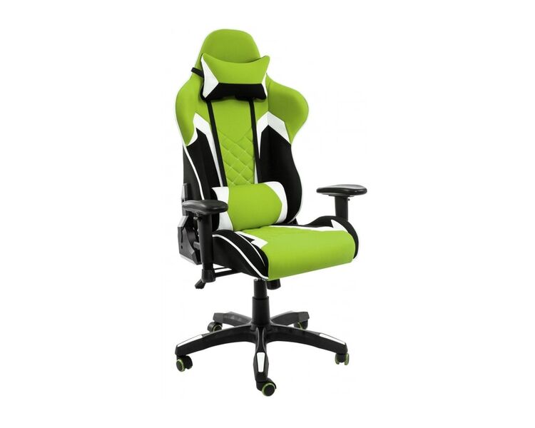 Купить Компьютерное кресло Prime серый, хром, Цвет: зеленый