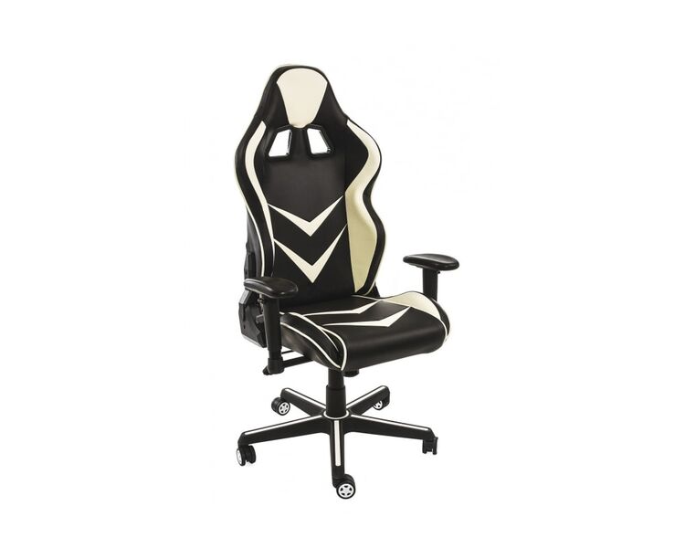 Купить Компьютерное кресло Racer черный/бежевый, Цвет: бежевый, фото 3