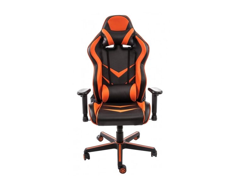 Купить Компьютерное кресло Racer оранжевый, хром, Цвет: оранжевый, фото 3