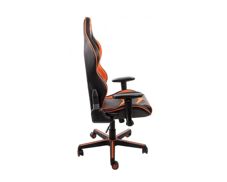 Купить Компьютерное кресло Racer оранжевый, хром, Цвет: оранжевый, фото 4